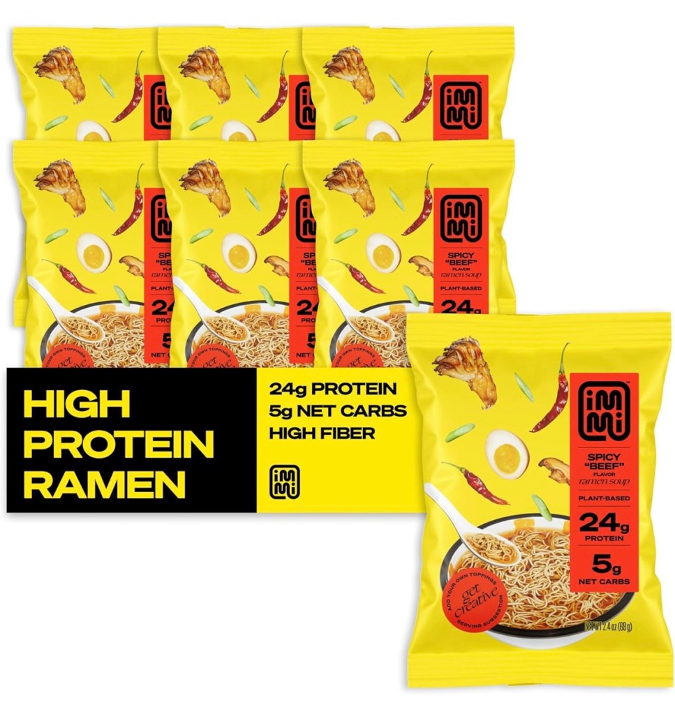 Immi High Protein Ramen - Low-carb, high-protein instant ramen alternative for healthy eating