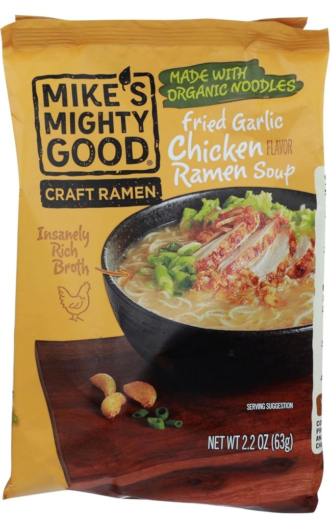 Mike’s Mighty Good Craft Ramen - Organic broth and non-fried noodles for a healthier ramen option